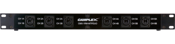 Camplex CMX-1RM-MTPDUO opticalCON MTP NO12FDW-A to (6) SM DUO NO4FDW-1-A Rack Mount