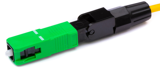 Camplex CMX-CA-2001 Quick Assembly Connector SC-APC Single Mode 9/125 -  Green - 5 Pack