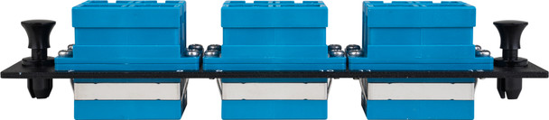 Camplex CMX-MP12SCD 6-Port SC UPC Duplex Single Mode Fiber Adapter Plate Module with Ceramic Connectors