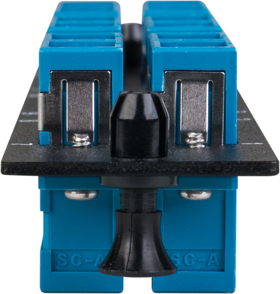 Camplex CMX-MP12SCD 6-Port SC UPC Duplex Single Mode Fiber Adapter Plate Module with Ceramic Connectors