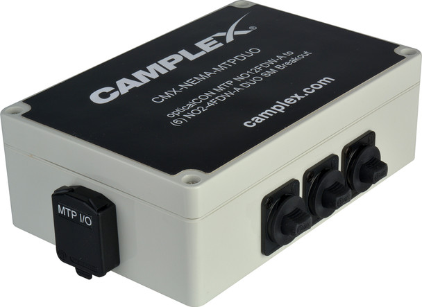 Camplex CMX-NEMA-MTPDUO opticalCON MTP NO12FDW-A to (6) SM DUO NO2-4FDW-A