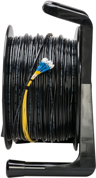 Camplex CMX-TR04LC 4-Channel LC Single Mode Fiber Optic Tactical Snake on Reel