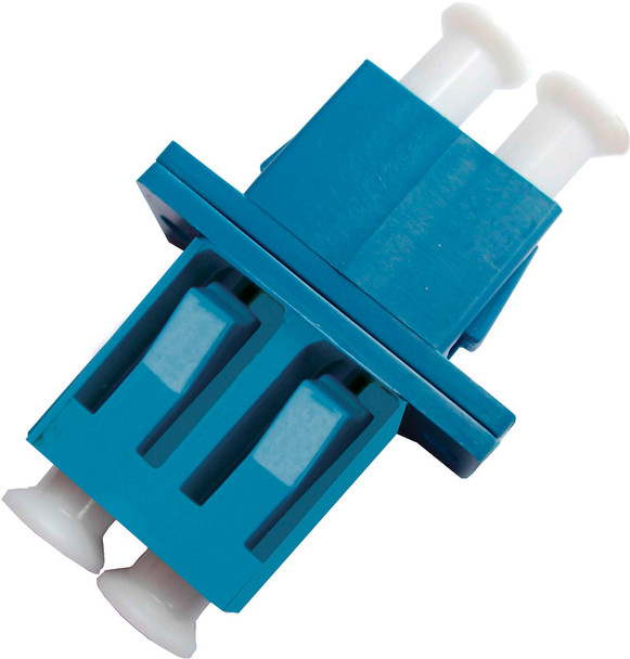 LC to LC Fiber Adapter/ Duplex/ Single Mode/ Plastic with LC Footprint and Zirconia Sleeve | American Cable Assemblies