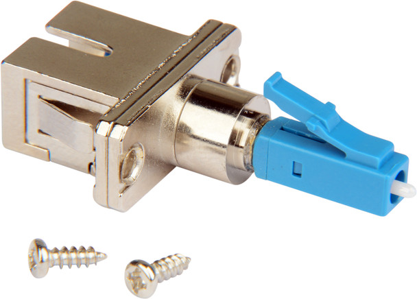 Camplex FOA-SCF-LCM SC Female to LC Male Single Mode Simplex Hybrid Adapter - Flanged | American Cable Assemblies