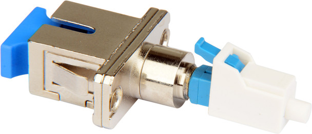 Camplex FOA-SCF-LCM SC Female to LC Male Single Mode Simplex Hybrid Adapter - Flanged