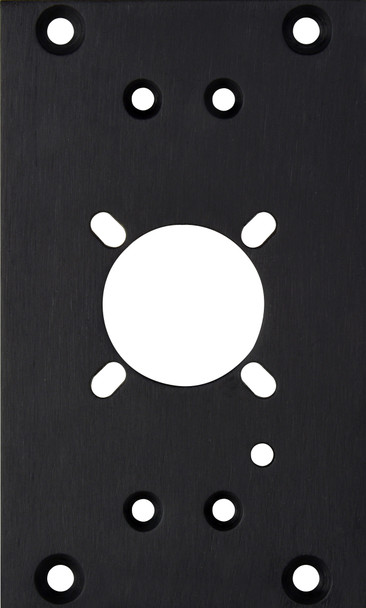 Camplex HF-2RFP-SMPTE Pre-Punched Front Panel for LEMO SMPTE Plug for use in HYMOD-FR2 Frame | American Cable Assemblies