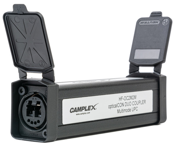Camplex HF-OC2M2M Inline Coupler - opticalCON DUO to DUO -UPC OM3 Multimode | American Cable Assemblies