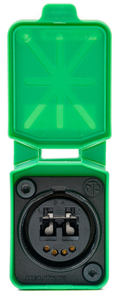 Camplex HF-OC2S2SA Inline Coupler - opticalCON DUO to DUO - APC Single Mode