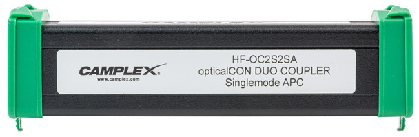 Camplex HF-OC2S2SA Inline Coupler - opticalCON DUO to DUO - APC Single Mode