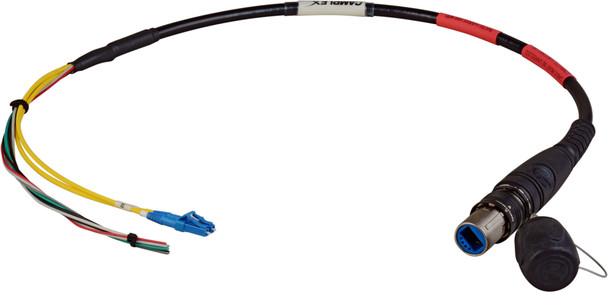 Camplex HF-OCSMPTE-BO-3 opticalCON DUO SMPTE to Duplex LC with Tinned Copper - 3 Foot | American Cable Assemblies