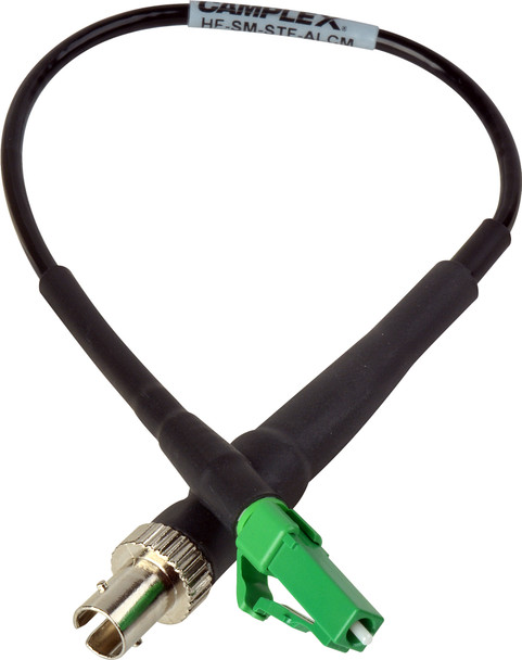 Camplex HF-SM-STF-ALCM UPC ST Female to APC LC Male Single Mode Fiber Optic Tactical Adapter- 6 Inch | American Cable Assemblies