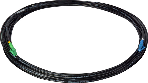 Camplex HF-T1ALCLC-0050 TAC1 Simplex Single Mode APC LC to UPC LC Fiber Optic Tactical Cable - 50 Foot | American Cable Assemblies