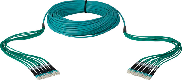 Camplex HFPM312LCLC 12-Channel LC-LC OM3 Multimode Plenum Fiber Optic Cable