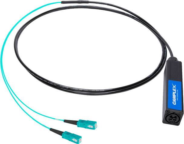 Camplex TOPADAP-14 opticalCON DUO to Two (2) SC Tactical Breakout Adapter - OM3 Multimode | American Cable Assemblies