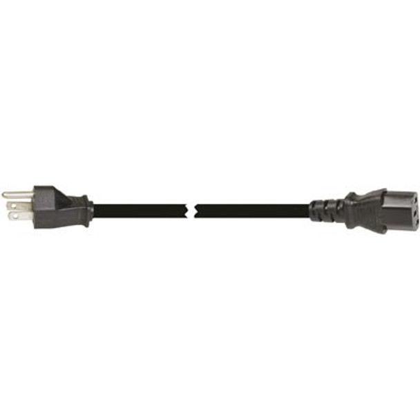 Orion Fans 28131-67-01 Cord, Power,5-15P Plug,C13,3 Cond SJT Cbl,6'7",18 AWG,Black,Thermoplastic Ins | American Cable Assemblies