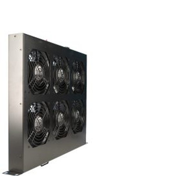 Orion Fans OAT602ST Fan Tray, 230VAC, 6 Fans, Ball Bearing, 660 CFM, 13.4" Length Short Tray, UL