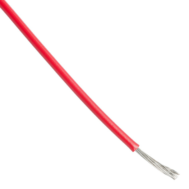 Alpha Wire AT261938 RD005 Hook-Up Strnd 26Awg Red 100' | American Cable Assemblies