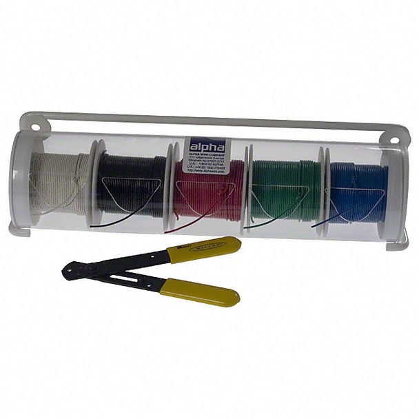Alpha Wire HUKIT20 NC032 Wire Kit 22Awg Hook-Up 3051 | American Cable Assemblies