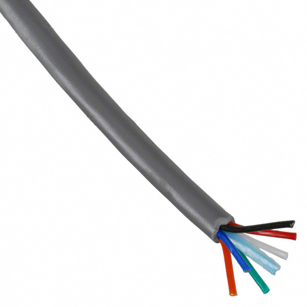 Alpha Wire 1176C SL005 Cable 6Cond 22Awg Slate 100' | American Cable Assemblies