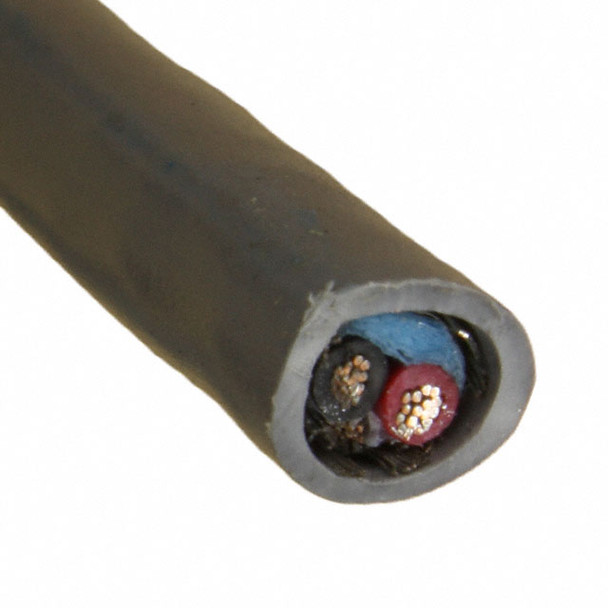 Alpha Wire 5162C SL005 Cable 2Con 18Awg Slate Shld 100' | American Cable Assemblies