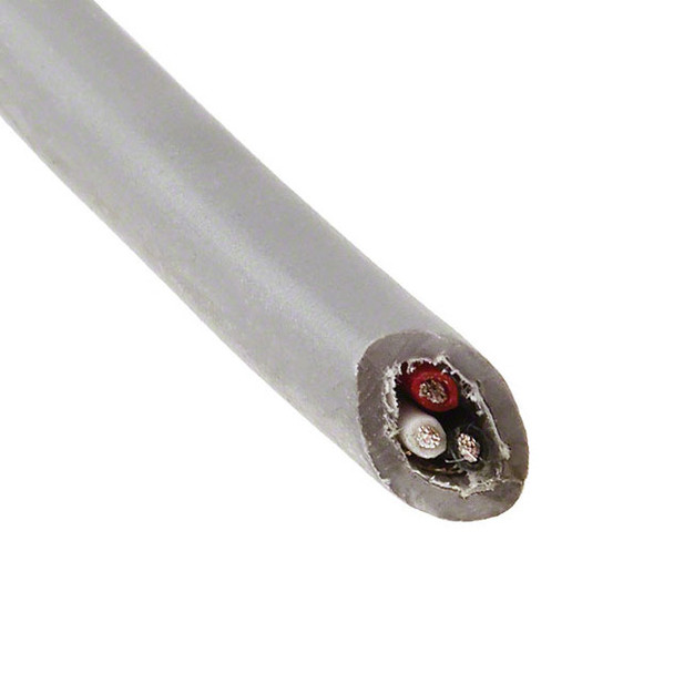 Alpha Wire 86303CY SL005 Cable 3Con 22Awg Slate Shld 100' | American Cable Assemblies