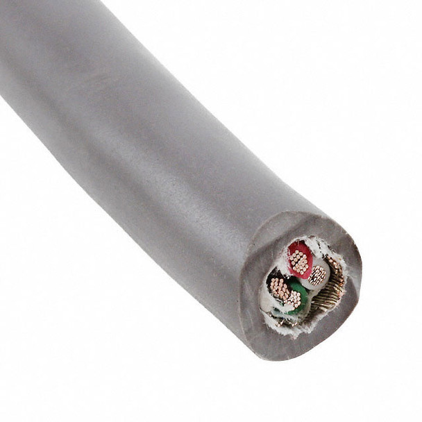 Alpha Wire 80105 SL005 Cable 4Con 26Awg Slate Shld 100' | American Cable Assemblies