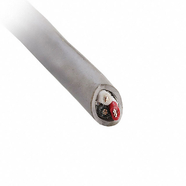 Alpha Wire M2403 SL005 Cable 3Con 28Awg Slate Shld 100' | American Cable Assemblies