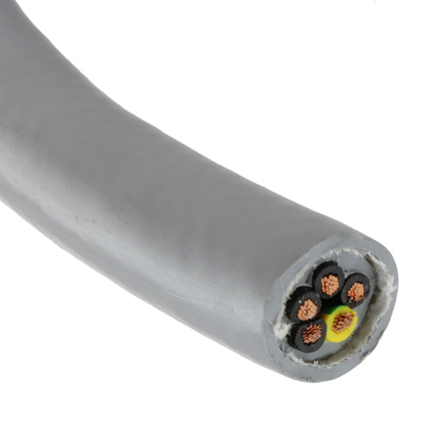 Alpha Wire 65405CY SL005 Cable 5Con 14Awg Slate Shld 100' | American Cable Assemblies