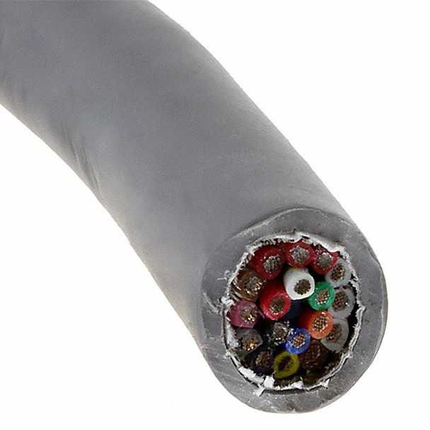 Alpha Wire 86318CY SL005 Cable 18Cond 22Awg Shld 100' | American Cable Assemblies