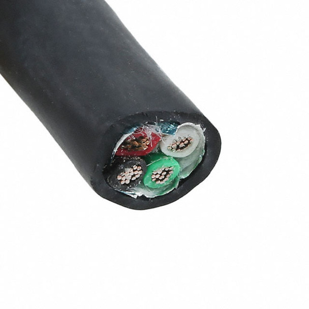 Alpha Wire 25464 BK005 Cable 4Cond 20Awg Blk Shld 100' | American Cable Assemblies