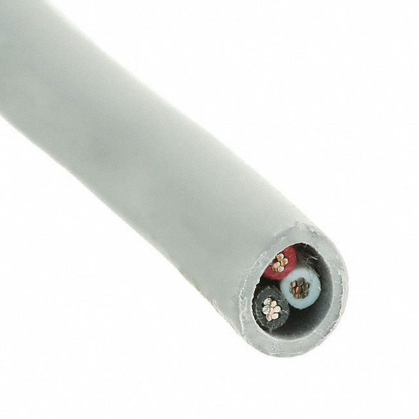 Alpha Wire 5463C SL005 Cable 3Con 20Awg Slate Shld 100' | American Cable Assemblies