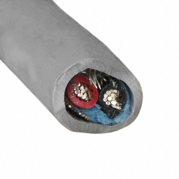 Alpha Wire 79256 SL005 Cable 2Con 26Awg Slate Shld 100' | American Cable Assemblies