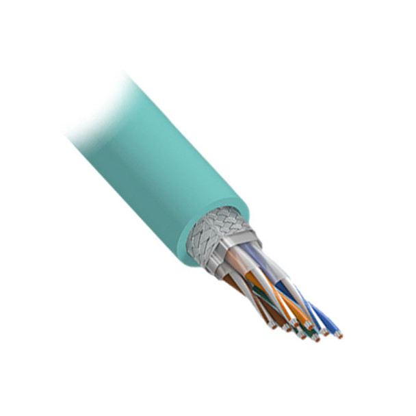 Alpha Wire 76033 TL005 Cable Cat6A 4Con 26Awg Teal 100' | American Cable Assemblies