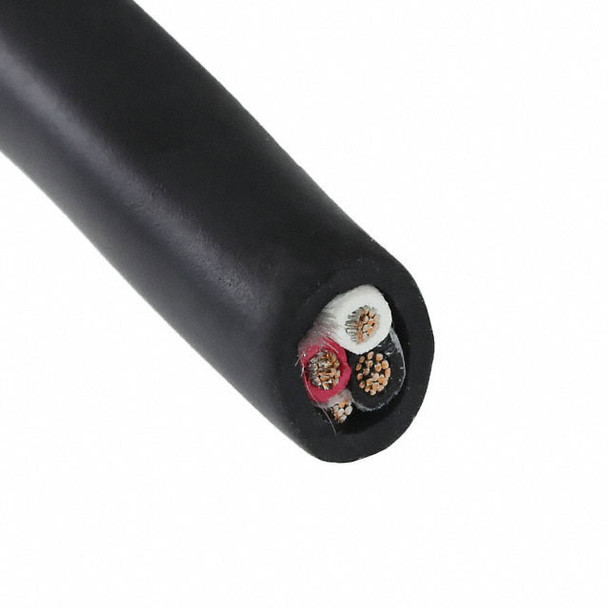 Alpha Wire 45363 BK005 Cable 3Cond 16Awg Blk Shld 100' | American Cable Assemblies