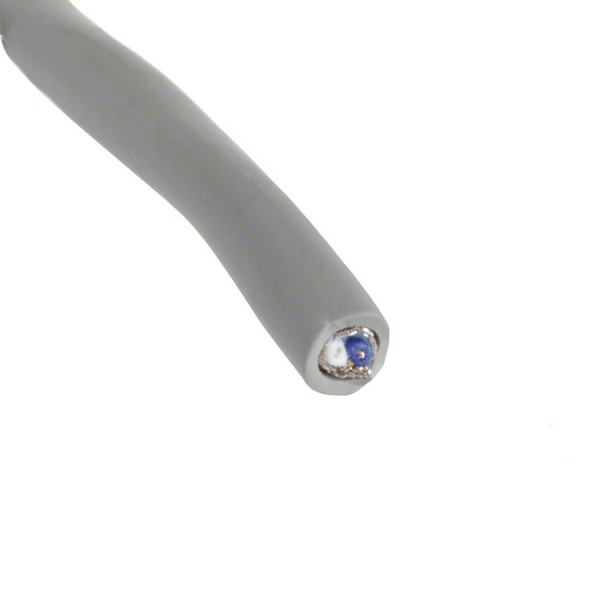 Alpha Wire 6412 SL002 Cable 2Con 24Awg Slate Shld 500' | American Cable Assemblies