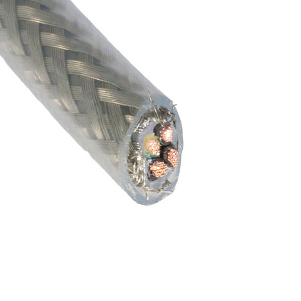 Alpha Wire 470415CY CL033 Cable 4Con 15Awg Clear Shld 100M | American Cable Assemblies