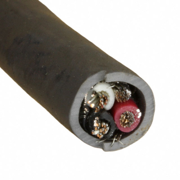 Alpha Wire 5173C SL005 Cable 3Con 16Awg Slate Shld 100' | American Cable Assemblies