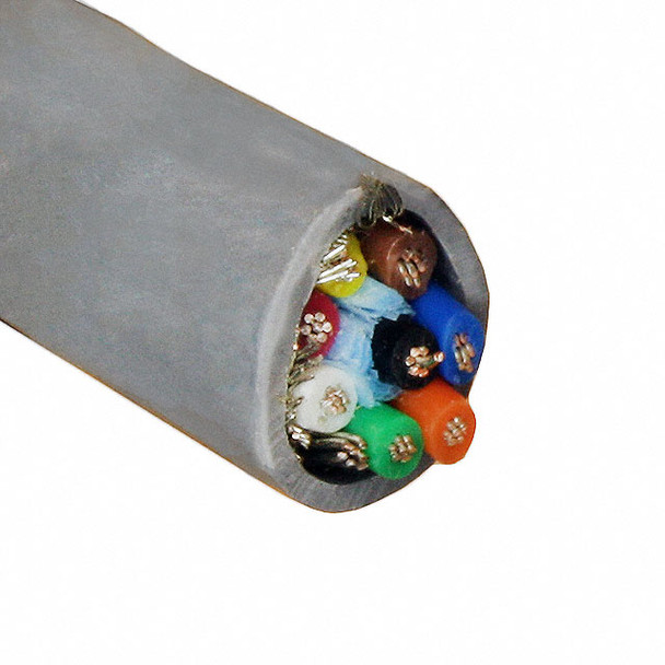 Alpha Wire 3468C SL002 Cable 8Con 28Awg Slate Shld 500' | American Cable Assemblies