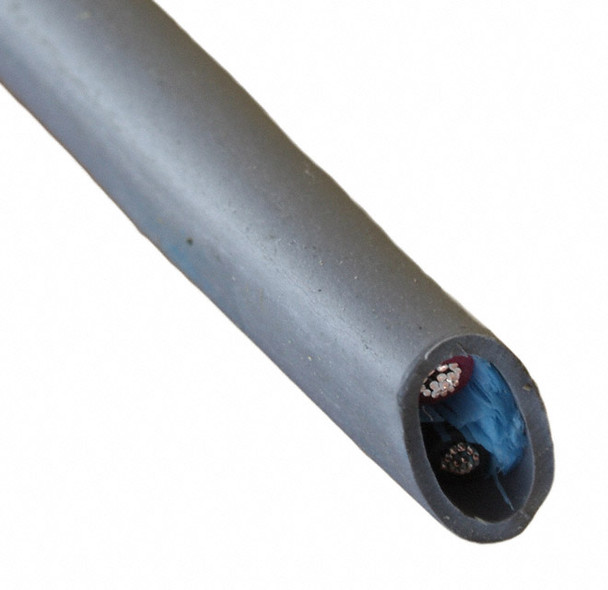 Alpha Wire 5072C SL002 Cable 2Cond 16Awg Slate 500' | American Cable Assemblies