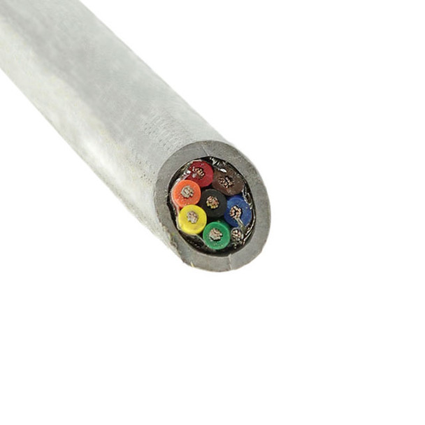 Alpha Wire 5527 SL005 Cable 7Con 18Awg Slate Shld 100' | American Cable Assemblies