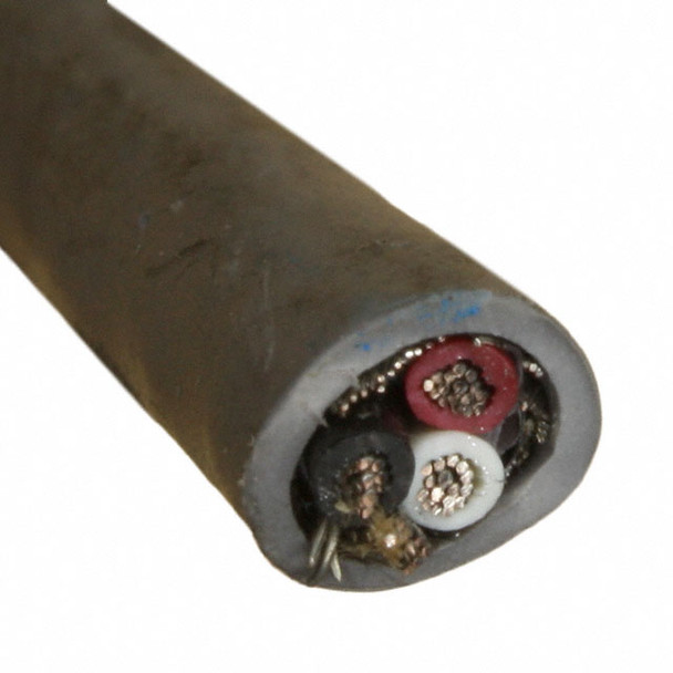 Alpha Wire 5163C SL002 Cable 3Con 18Awg Slate Shld 500' | American Cable Assemblies