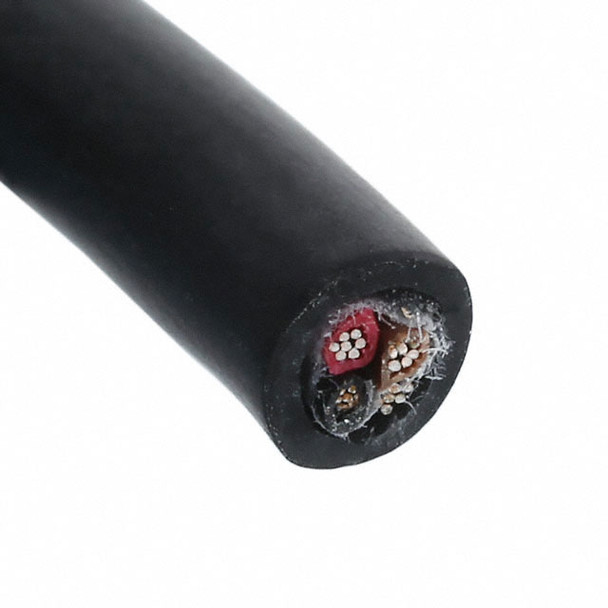 Alpha Wire 45093 BK001 Cable 3Cond 24Awg Blk Shld 1000' | American Cable Assemblies