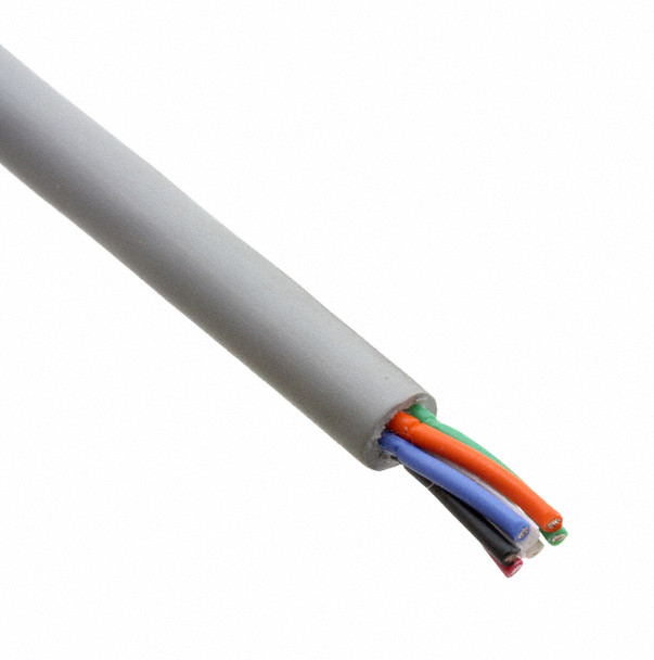 Alpha Wire 79059 SL005 Cable 6Cond 26Awg Slate 100' | American Cable Assemblies