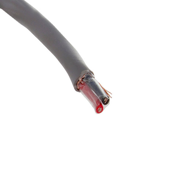 Alpha Wire 2256 SL005 Cable 2Con 20Awg Slate Shld 100' | American Cable Assemblies