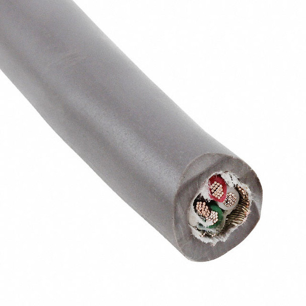 Alpha Wire 79203 SL005 Cable 4Con 20Awg Slate Shld 100' | American Cable Assemblies