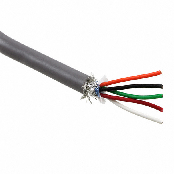 Alpha Wire 86305CY SL002 Cable 5Cond 22Awg Shld 1000' | American Cable Assemblies