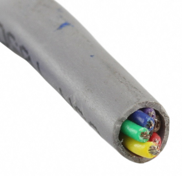 Alpha Wire 5018C SL001 Cable 8Cond 24Awg Slate 1000' | American Cable Assemblies