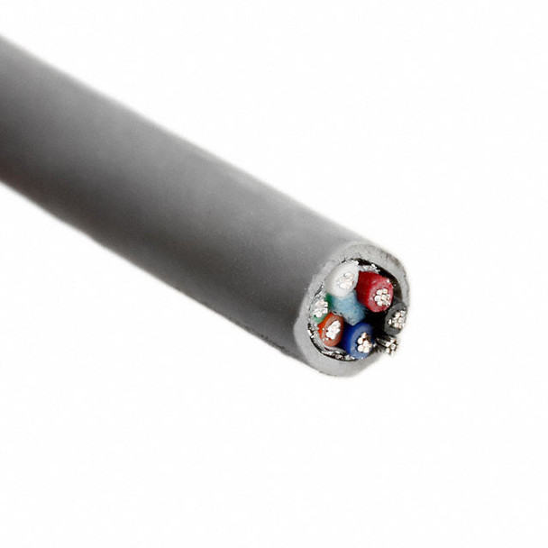 Alpha Wire M5364 SL005 Cable 6Con 20Awg Slate Shld 100' | American Cable Assemblies