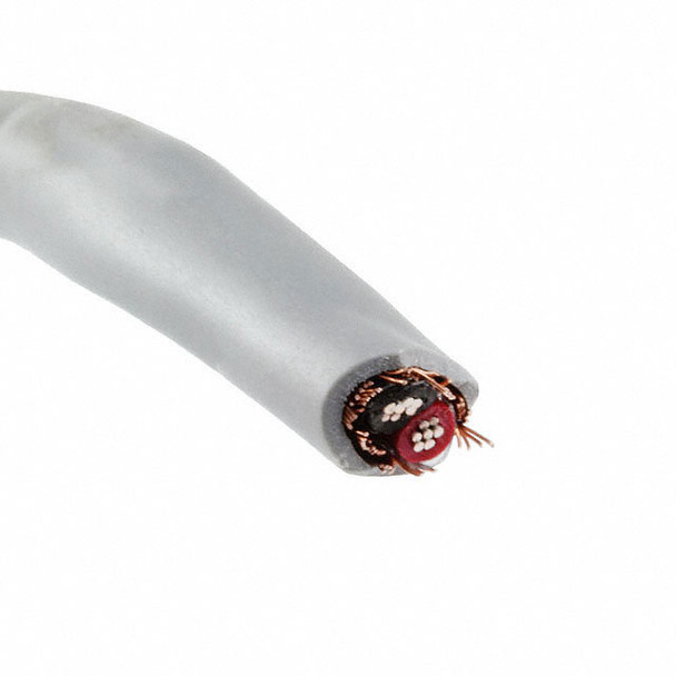 Alpha Wire 80101 SL005 Cable 2Con 28Awg Slate Shld 100' | American Cable Assemblies