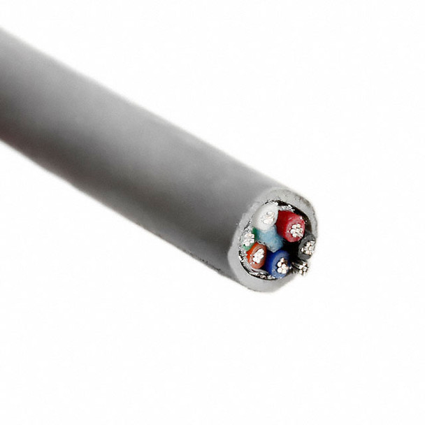 Alpha Wire M5396 SL005 Cable 6Con 18Awg Slate Shld 100' | American Cable Assemblies